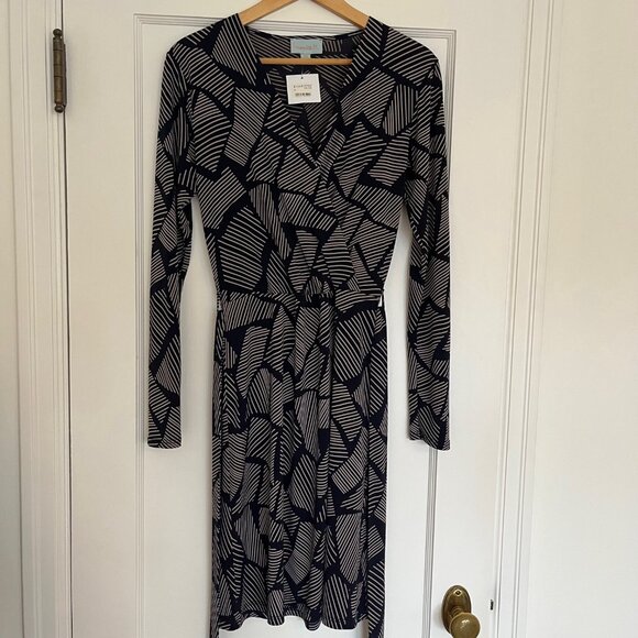 NWT Veronica M Faux Wrap Dress | Size XS - Picture 3 of 7